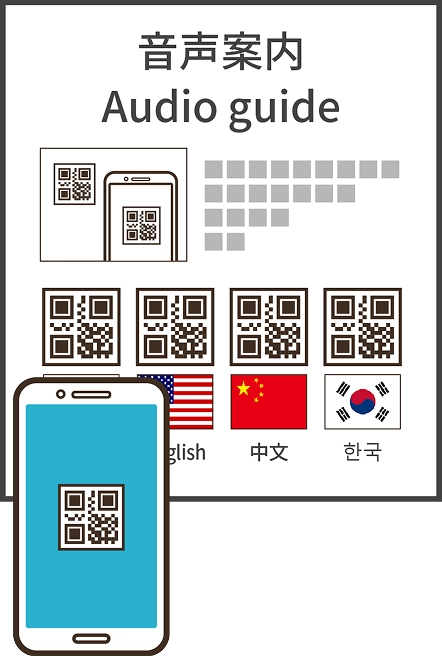 言語毎にQRを用意